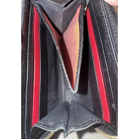 Paul Smith Fold Wallet Zipper Mini Leather Genuine Black - Picture 4 of 13